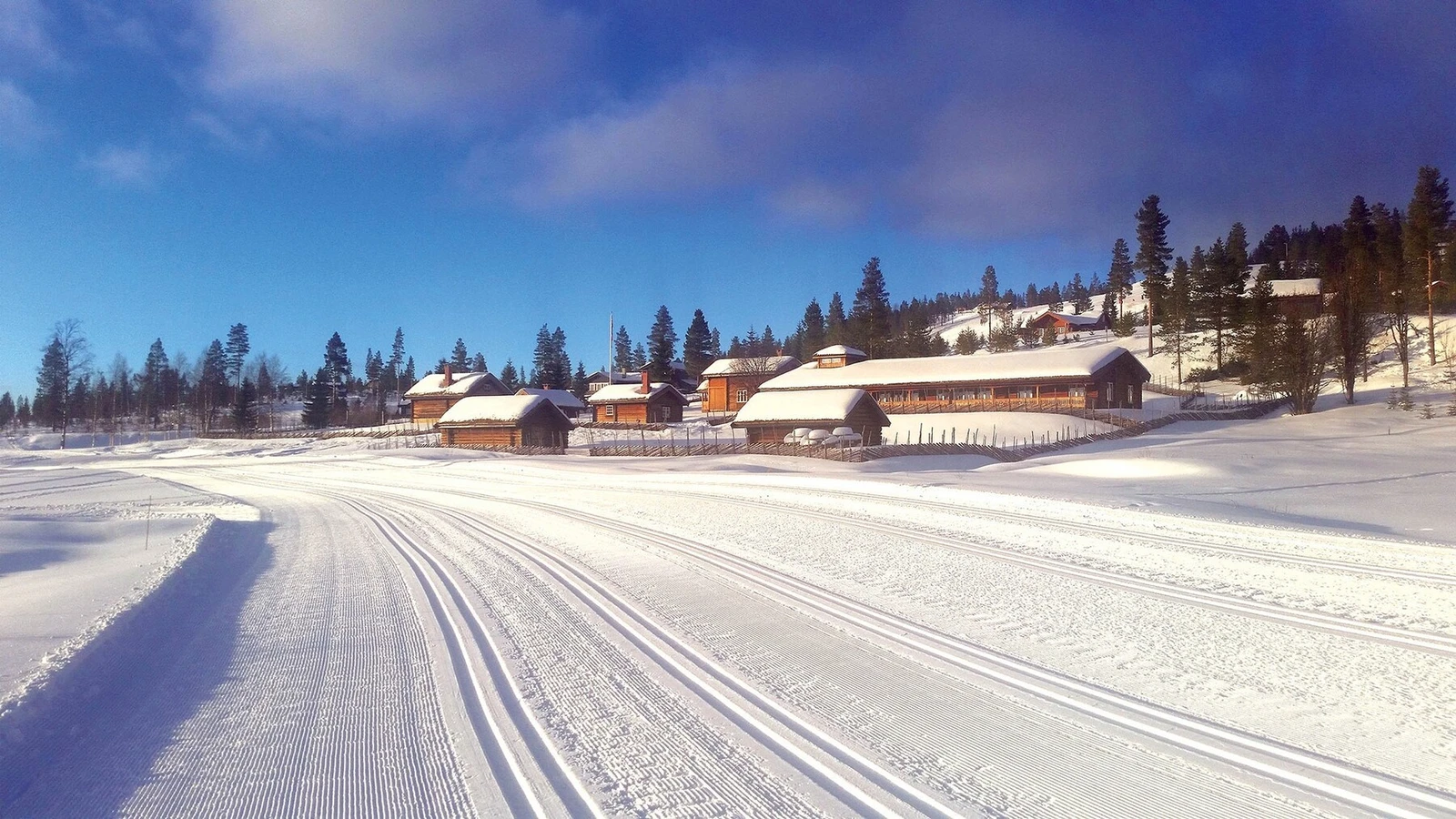 Her er det bare å nyte vinteren! Galleribilde