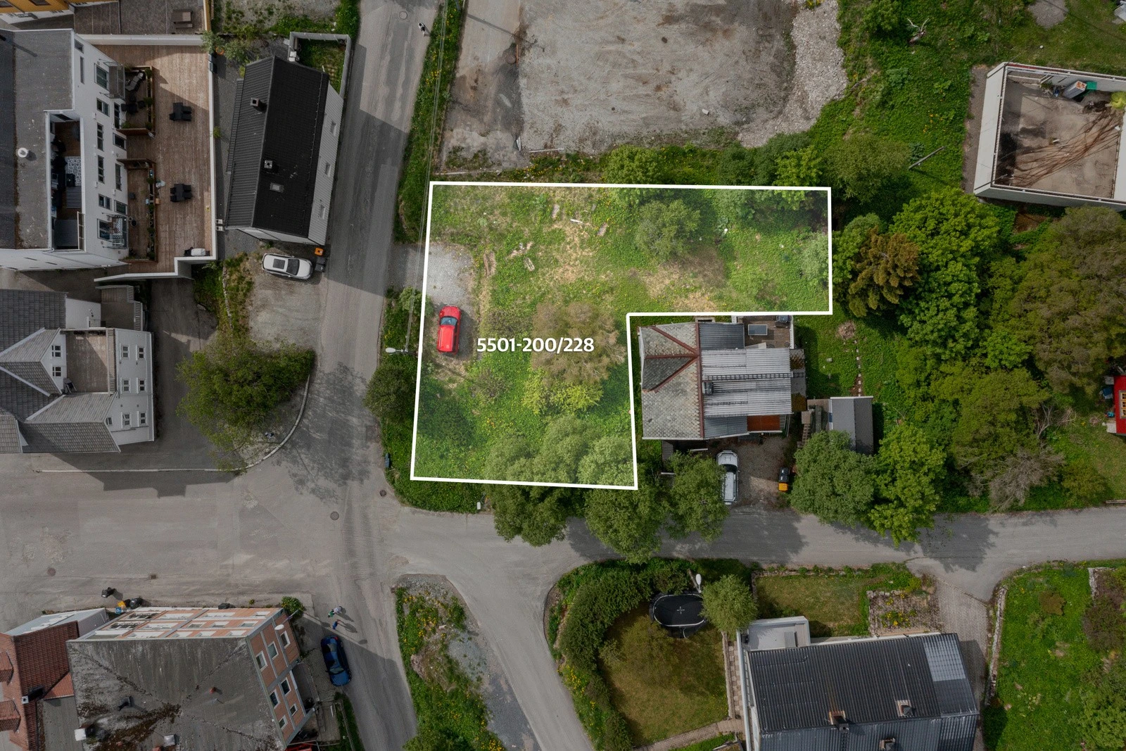 Tomt på 725m2. Galleribilde