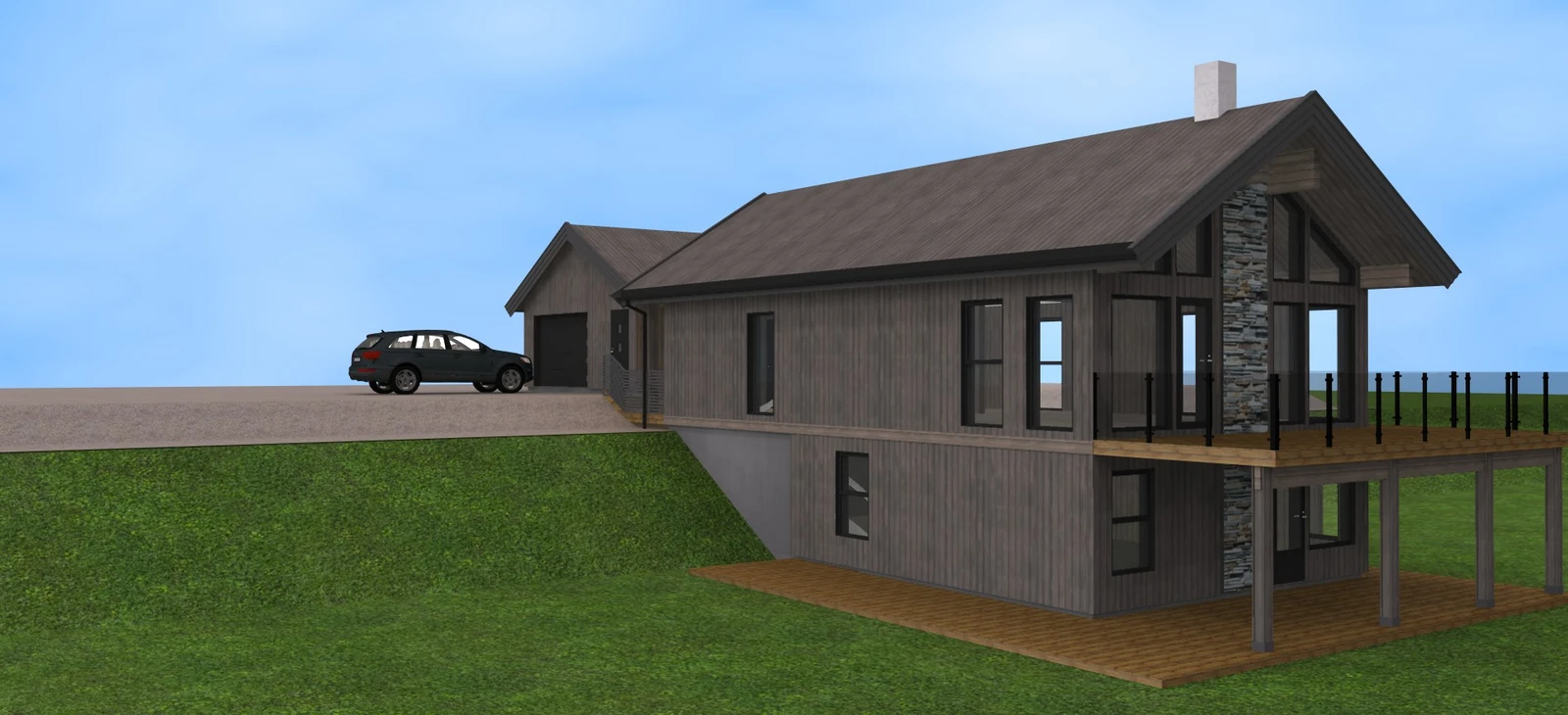 Dette er kun illustrasjonsbilder hentet fra Aktiv Hus Design AS
Ikke byggemeldt eller godkjent. Galleribilde