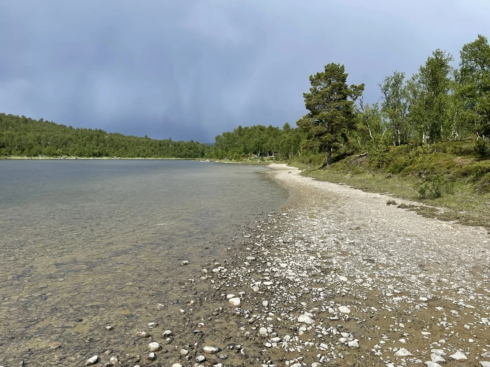 Øvre Glomma med gode muligheter for fiske etter ørret og harr. Denne fiskeplassen ligger 5 min fra hyttefeltet. Galleribilde