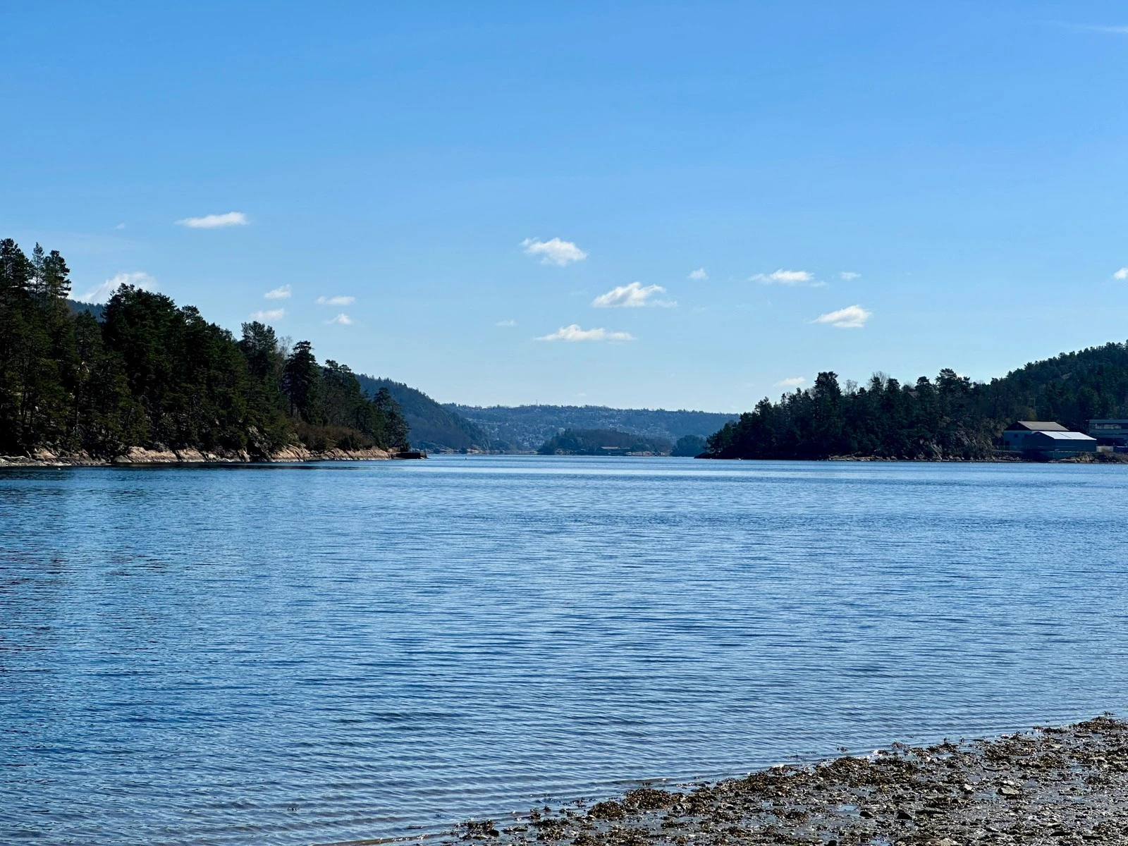 Utsikt fra Bestonstranda. Galleribilde