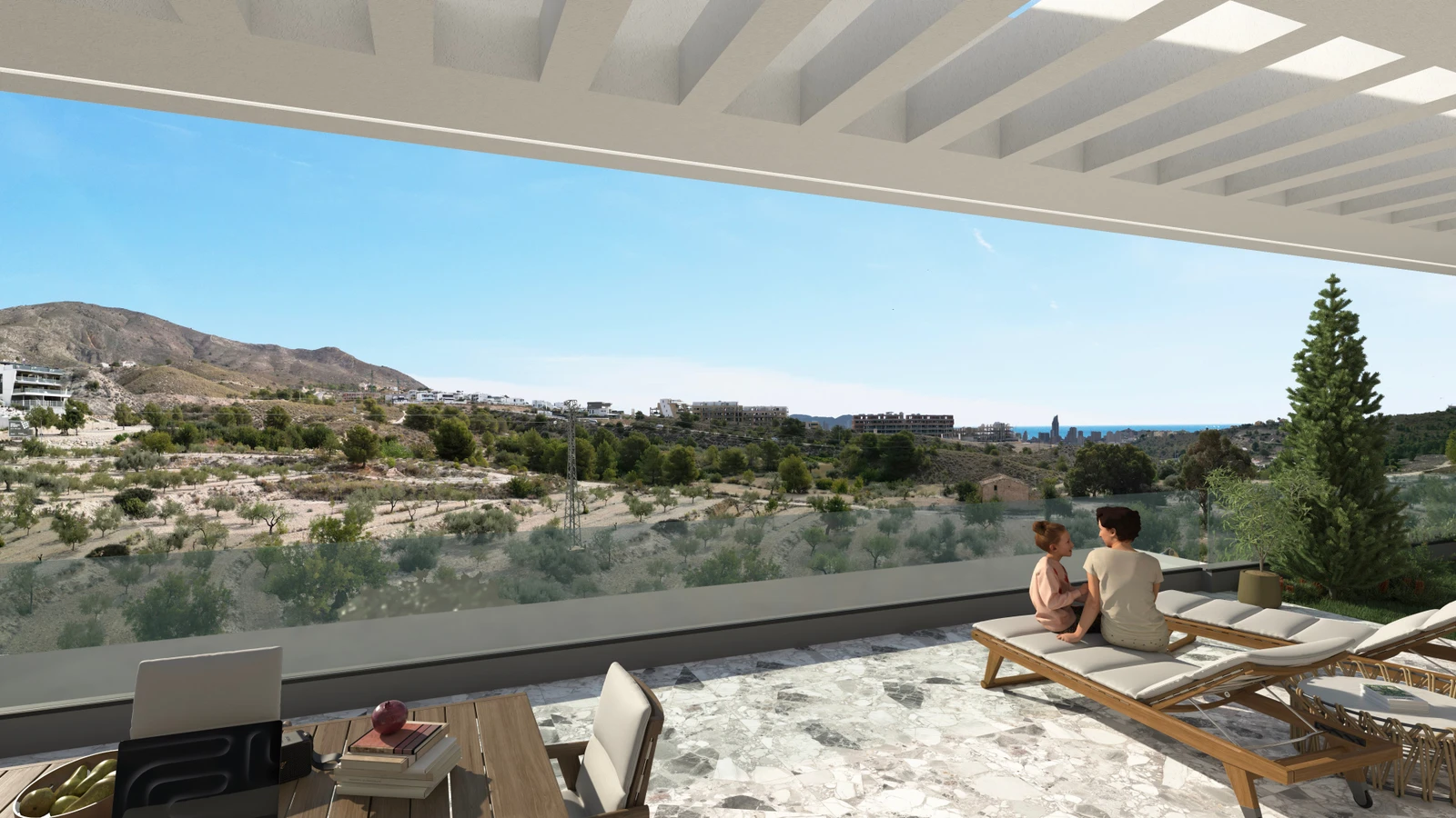 Utsikt fra 1 etasje. Galleribilde