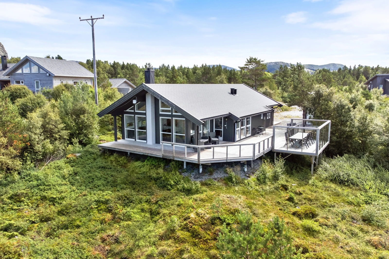 Uteområde oppleves som generøst med flere soner. Galleribilde