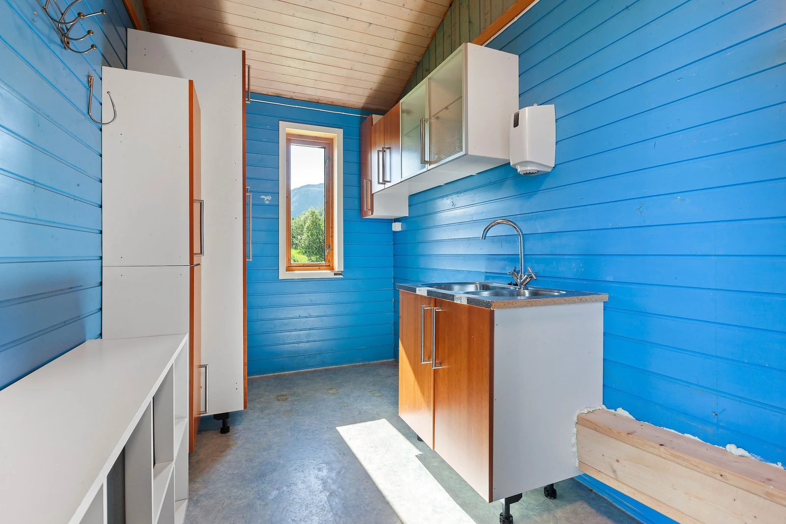 Vaskerommet ligger rett ved inngangspartiet. Galleribilde