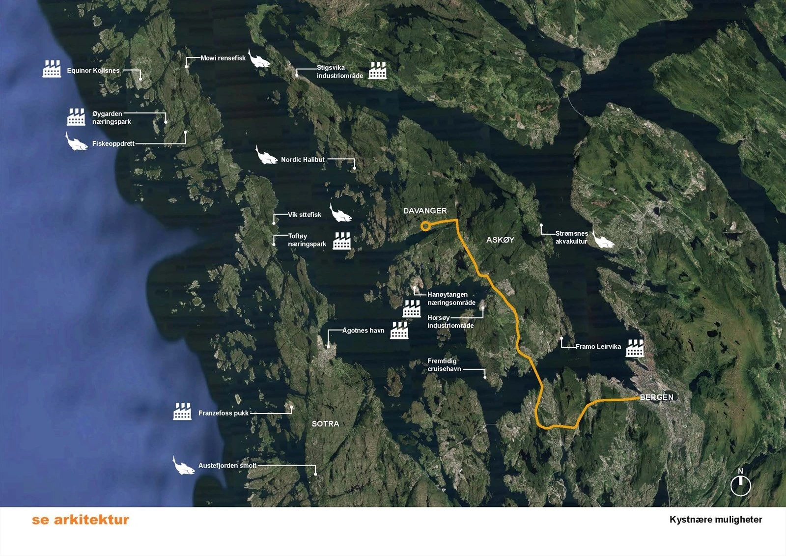 Kartutsnitt Galleribilde