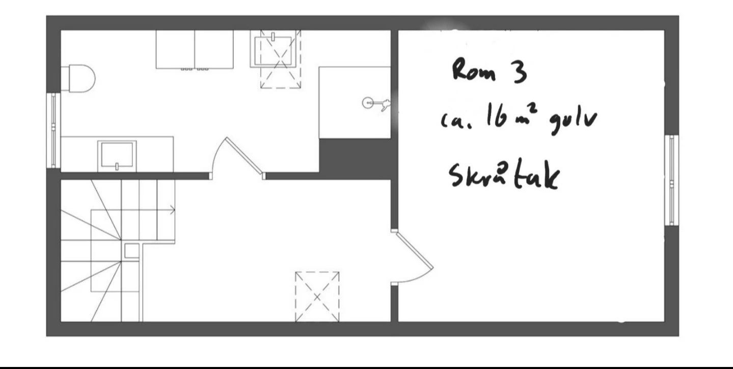Planløsning loft Galleribilde