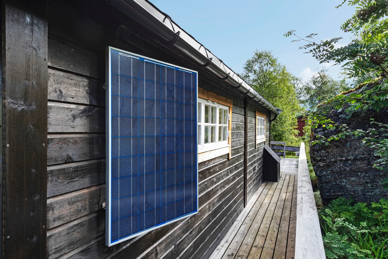 Solcelleanlegg for enkel belysning Galleribilde