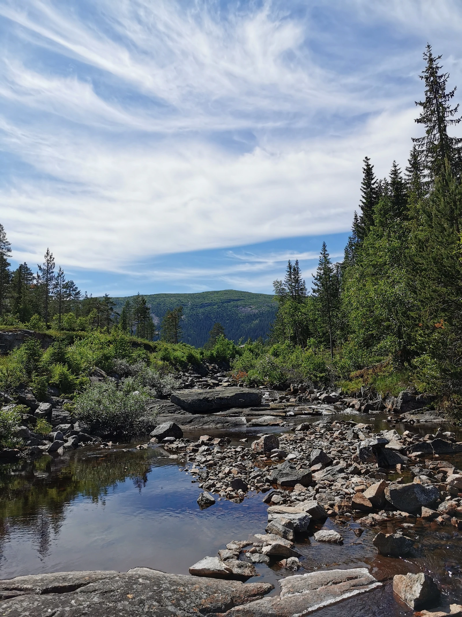 Turmål i nærområdet med spisebenker og flott utsikt mot både bygd og fjell Galleribilde