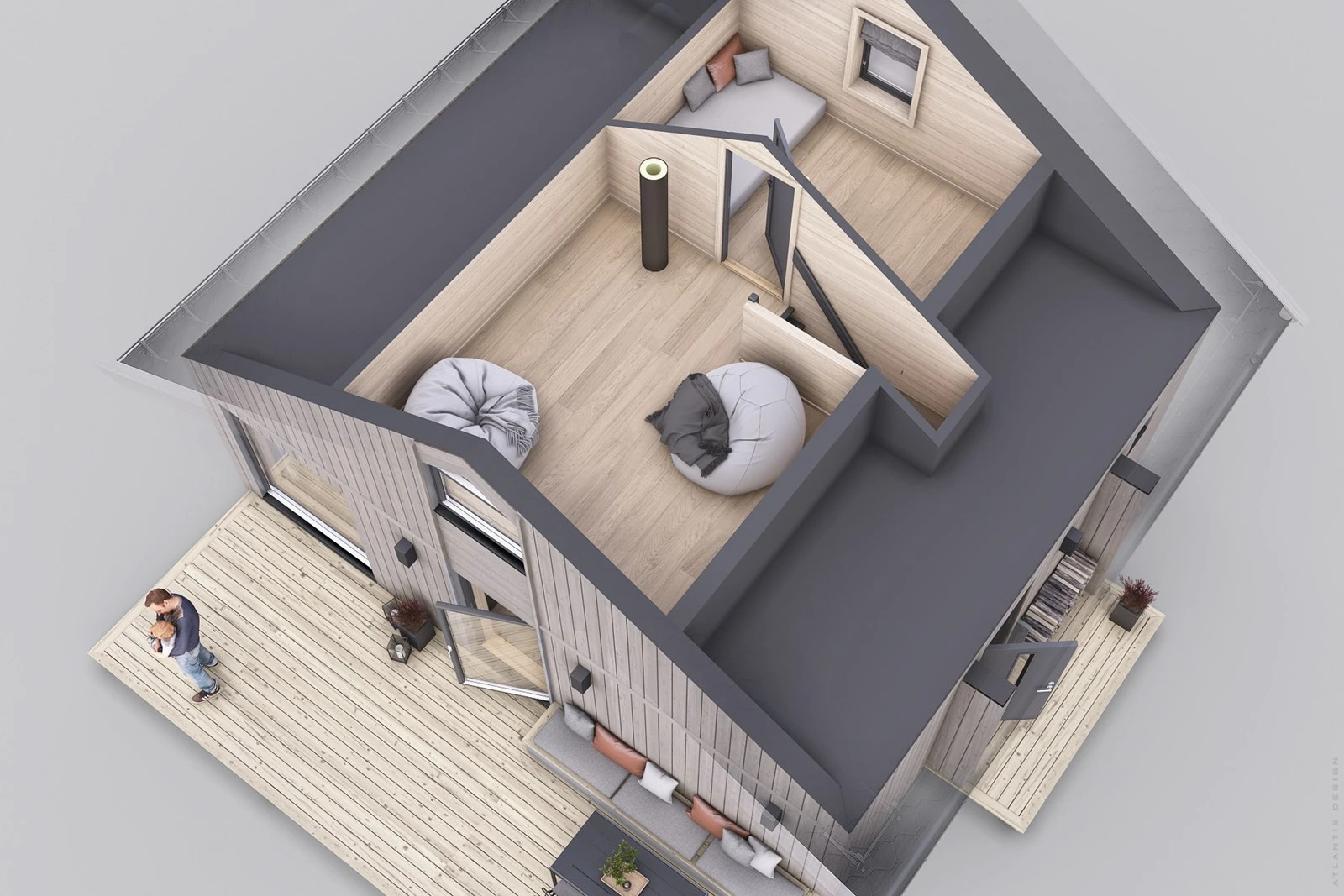 Planløsning hemsloft Galleribilde