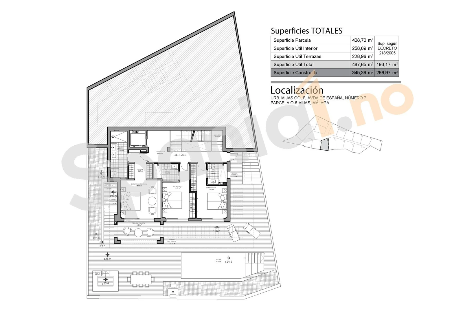 Plantegning hovedplan Galleribilde