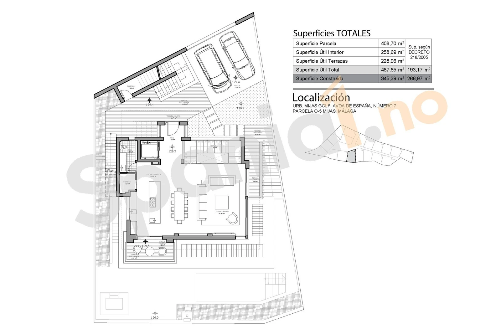 Plantegning 2. etg Galleribilde