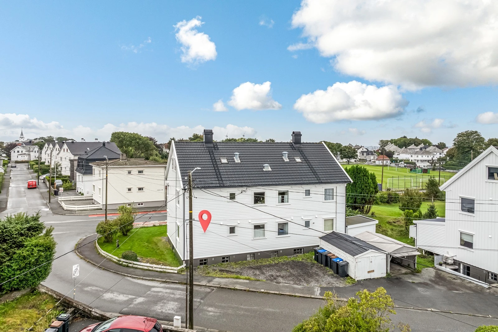 Det er uspesifisert parkering i borettslaget Galleribilde