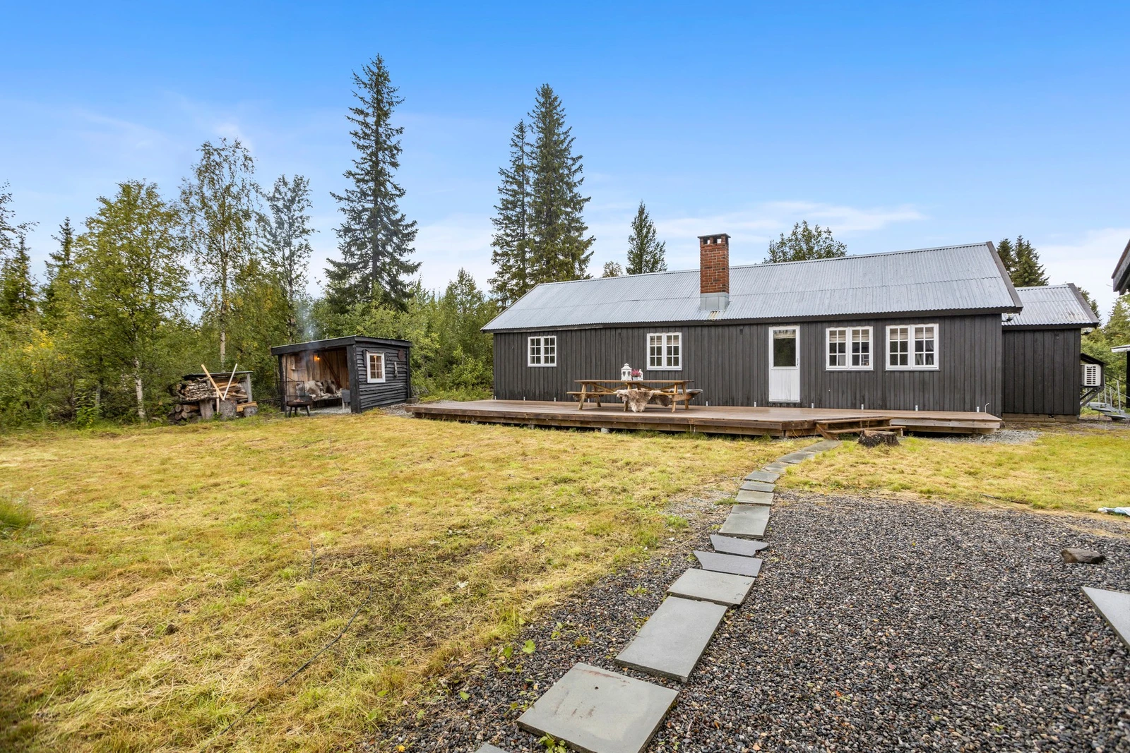 30 km fra hytta til Gäddede. Holand skianlegg, ca. 45 min unna. Galleribilde