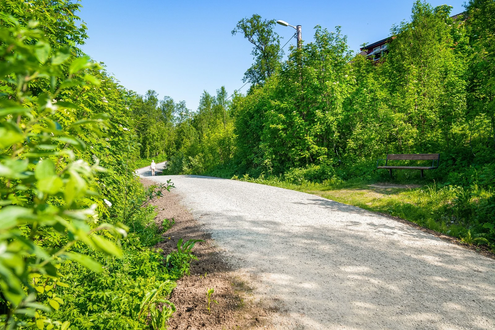 Kort vei til flotte turområder og lysløypa. Velkommen til visning! Galleribilde