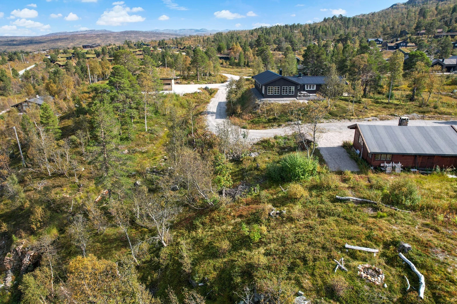 Utsikten mot Galten og Hyttenutane. Galleribilde