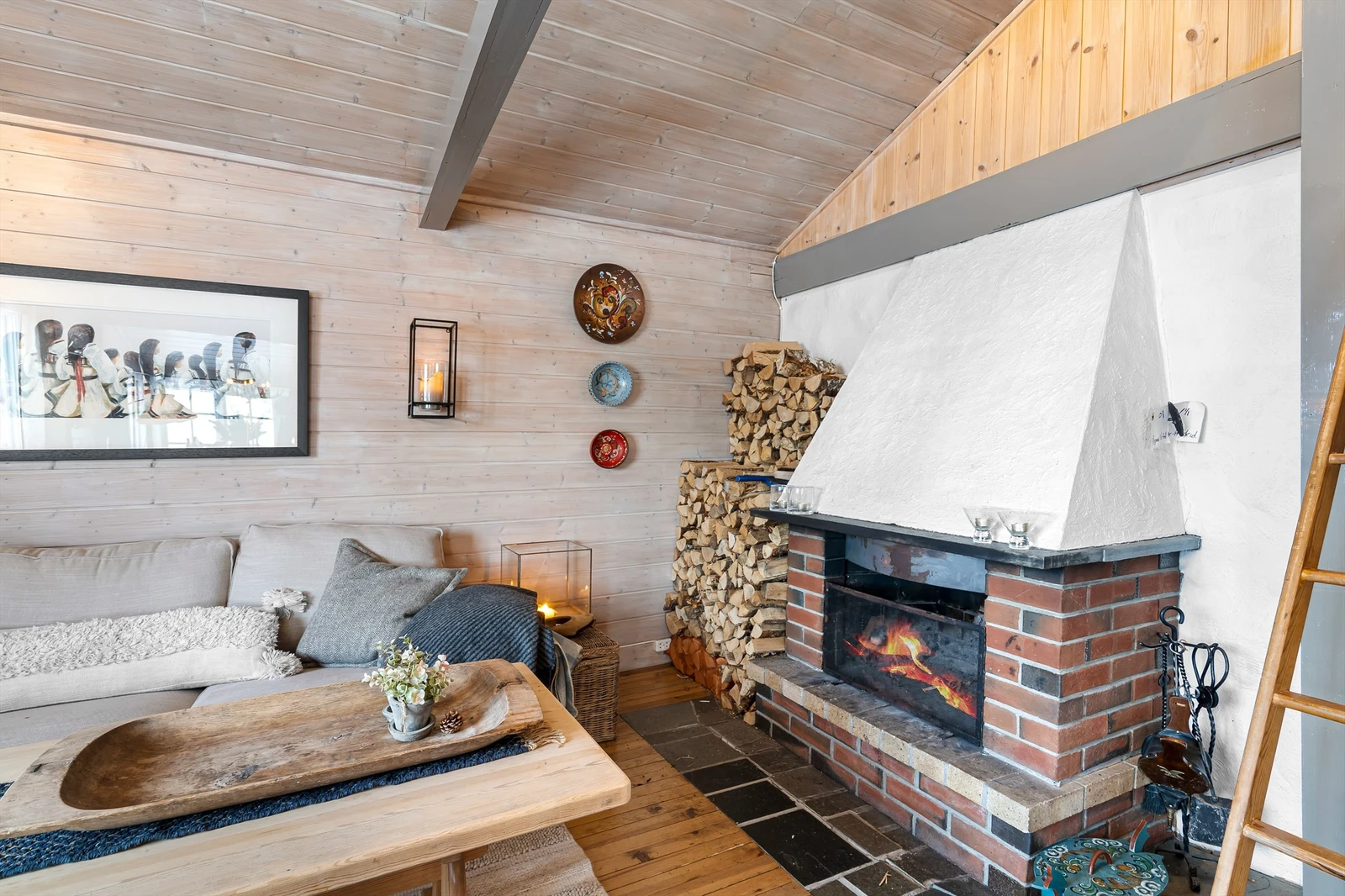 Peisen for kos og varme. Galleribilde