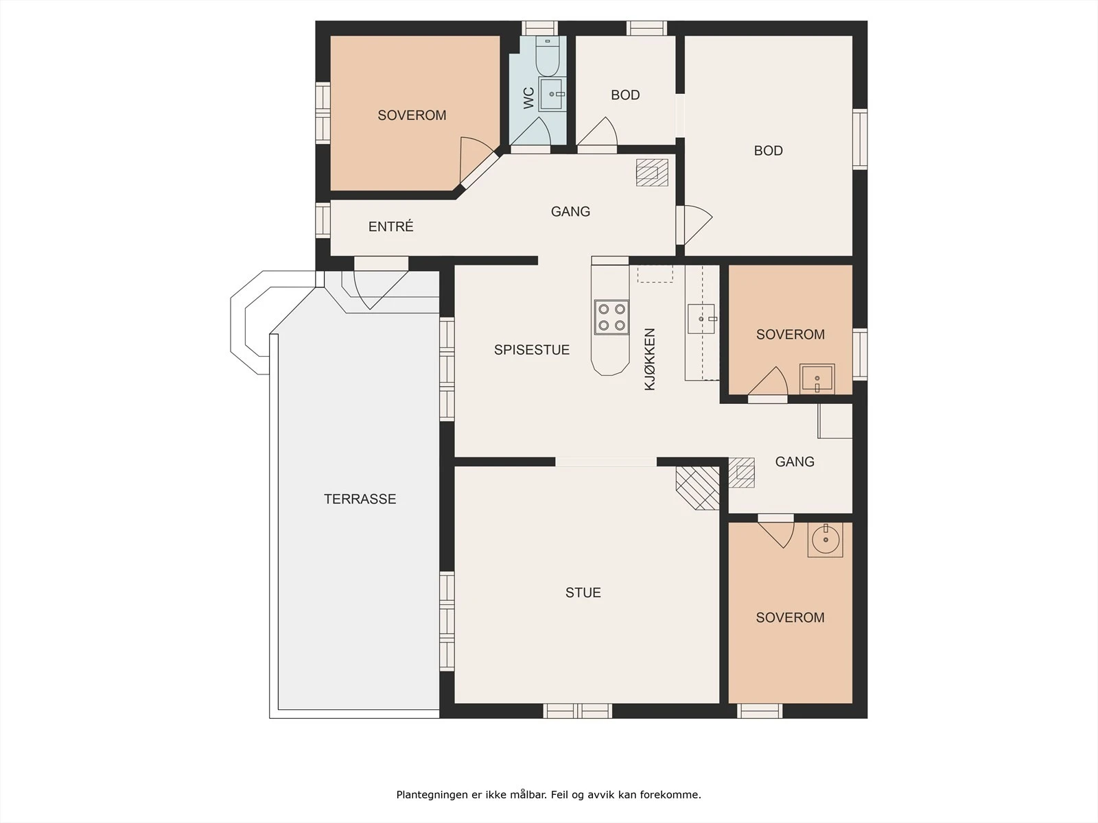 Plantegning Galleribilde