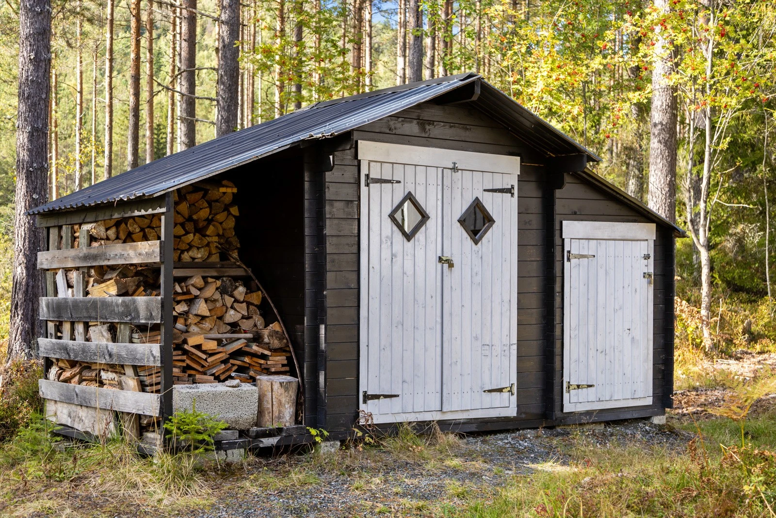 Frittstående redskapsbod Galleribilde
