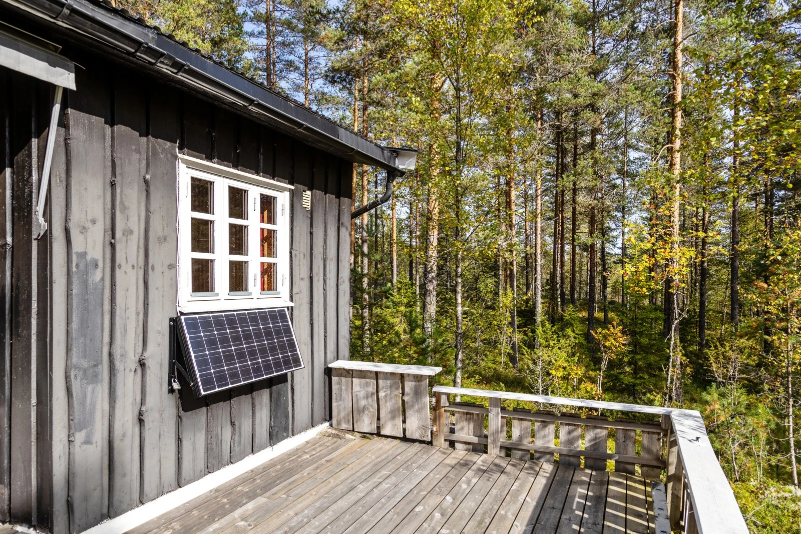 Solcellepanel montert i 2018 Galleribilde