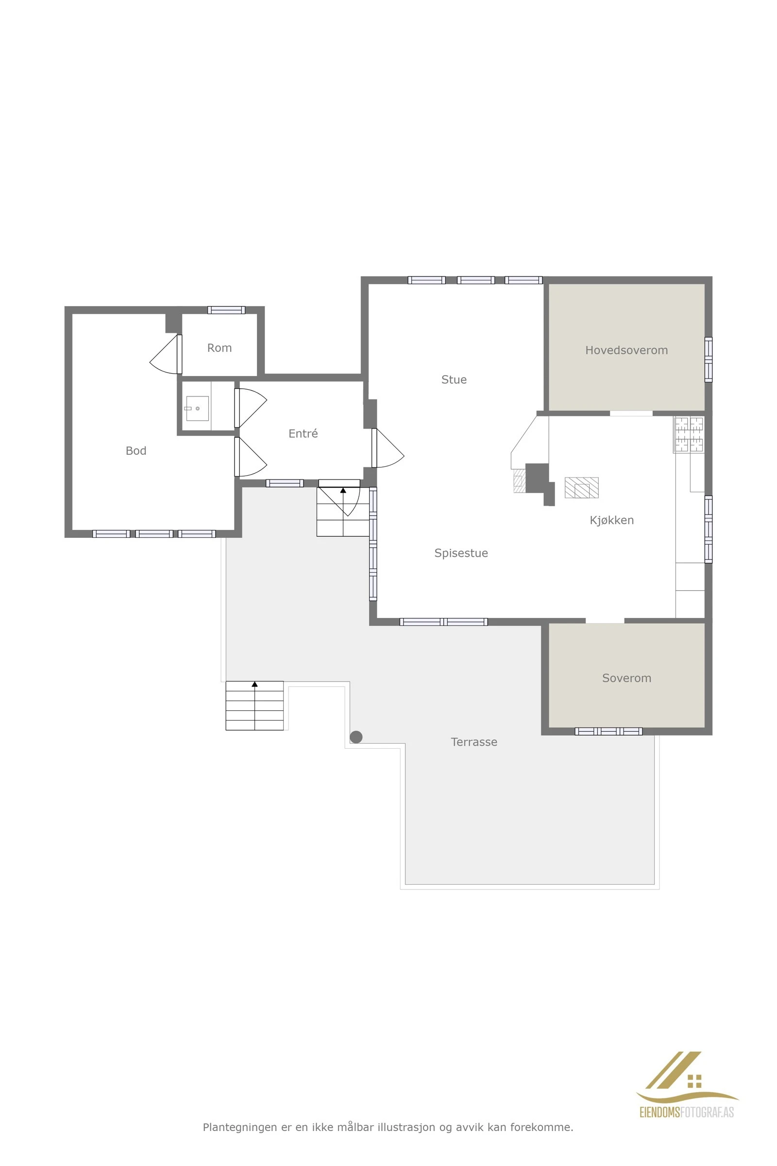 Plantegning Galleribilde