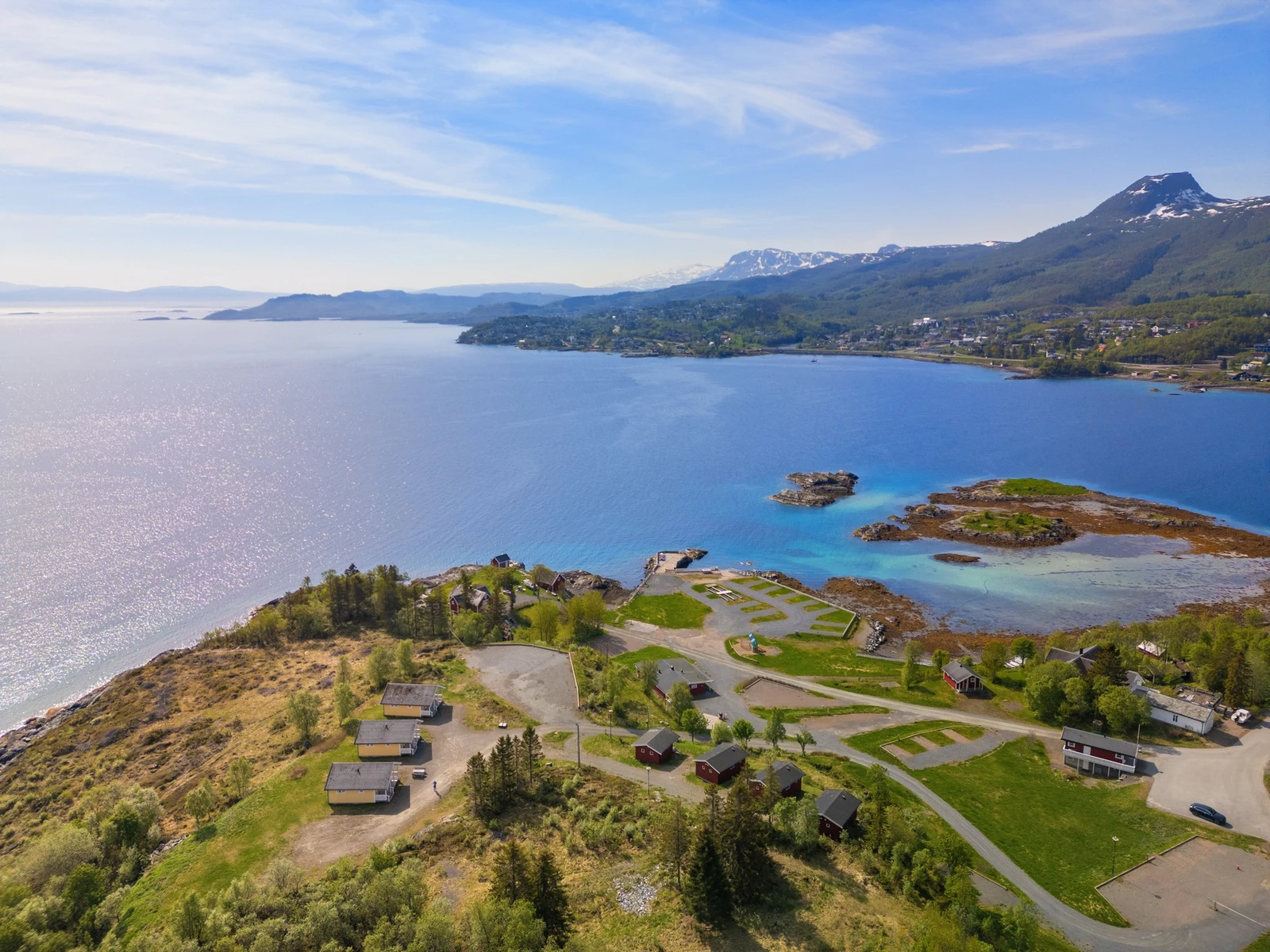 Området ligger i en sydhelling med svært gode solforhold Galleribilde