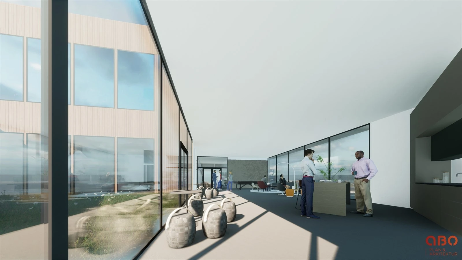 Illustrasjon fra sosial sone i Kokstaddalen 4. Galleribilde