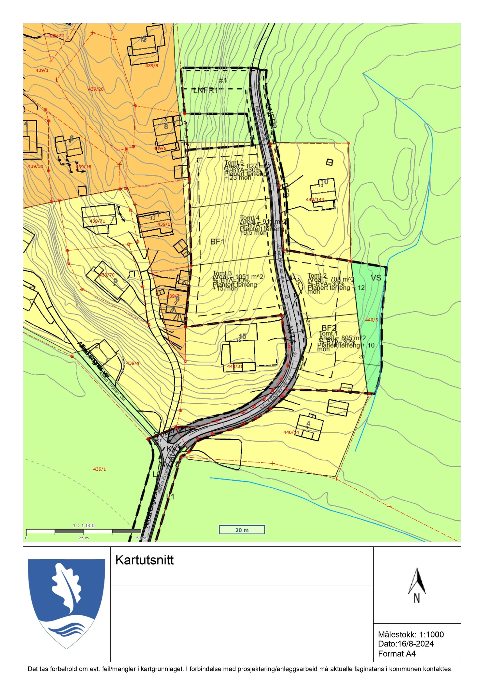 Tomte kart Galleribilde
