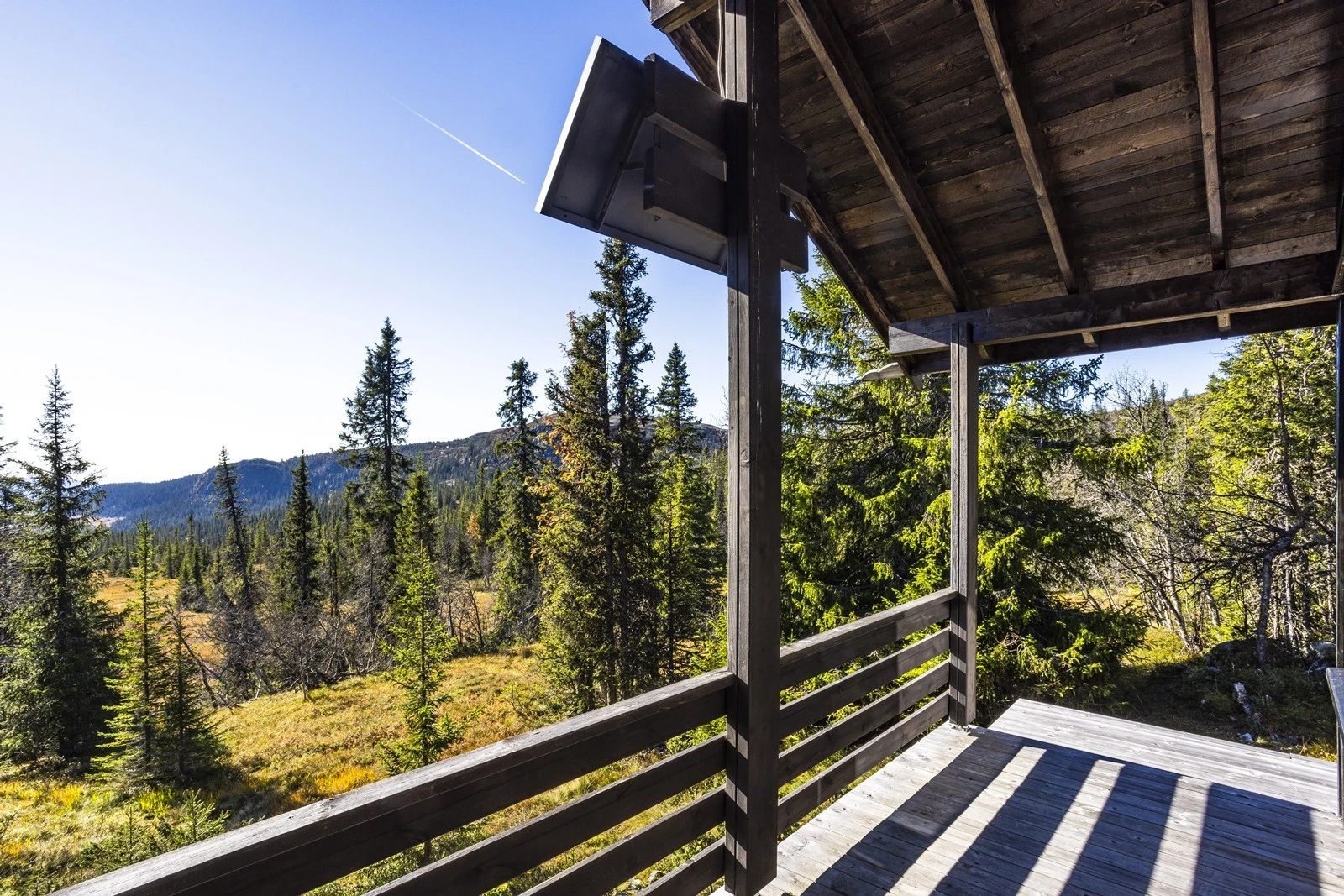 Her kan man nyte flott utsikt i usjenerte omgivelser. Galleribilde