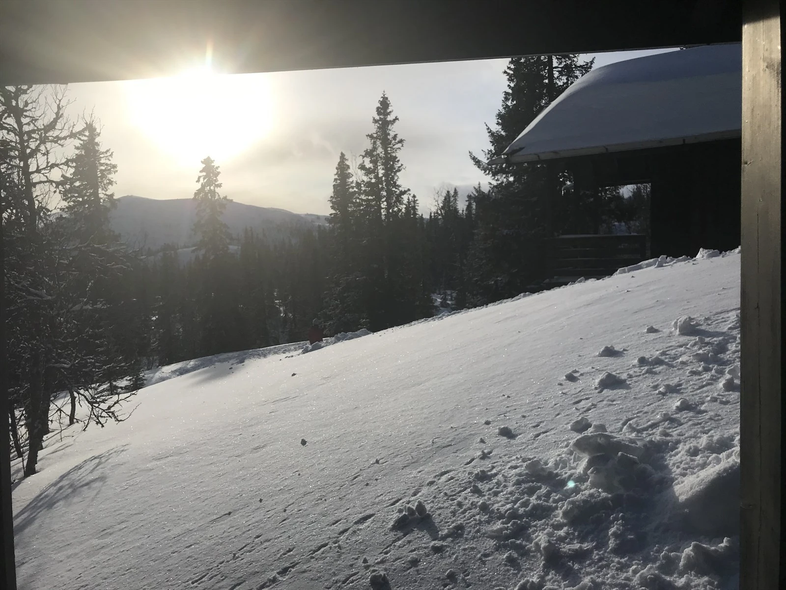 Eggedal hytte vinter .jpg Galleribilde