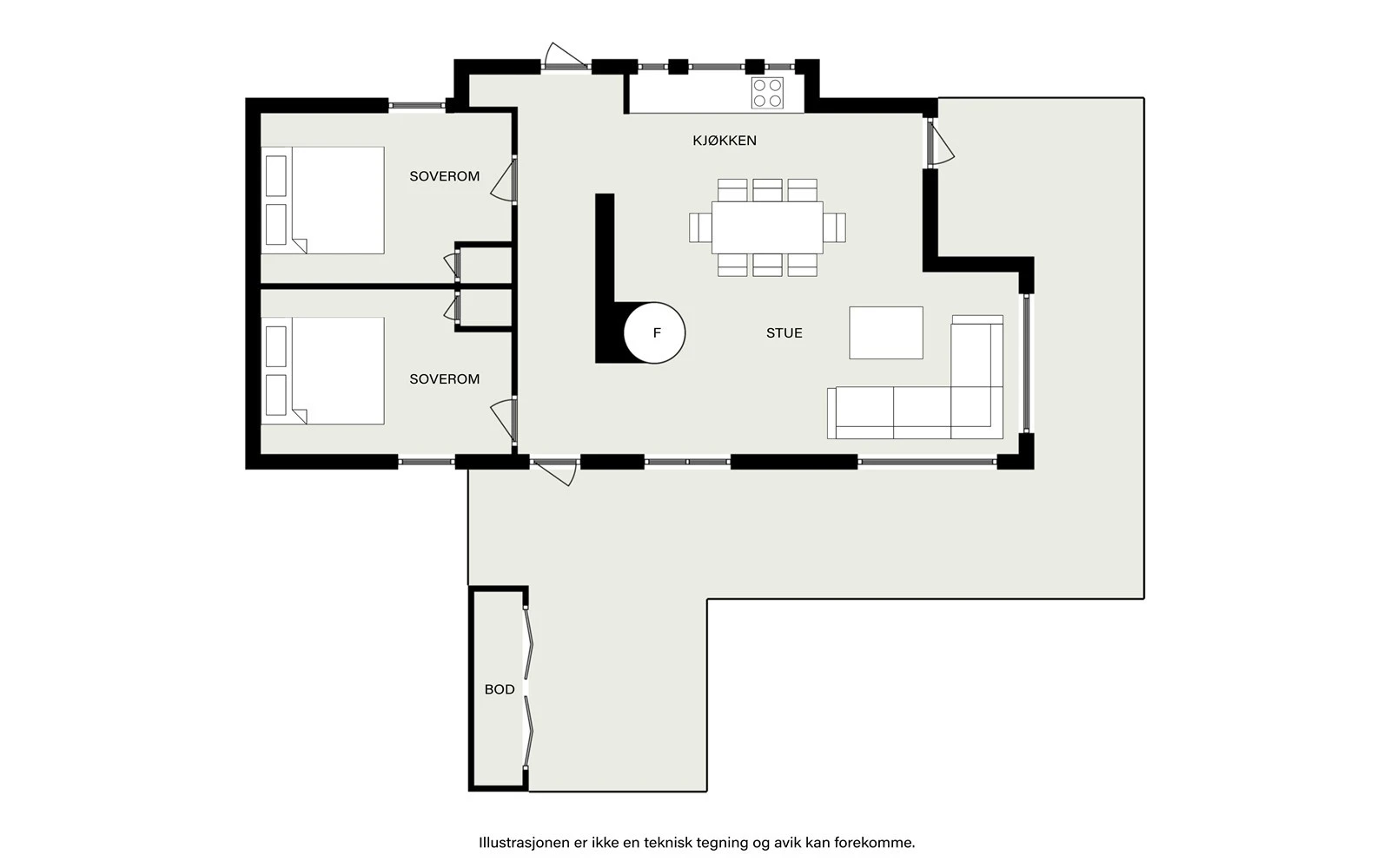 Plantegning. Galleribilde