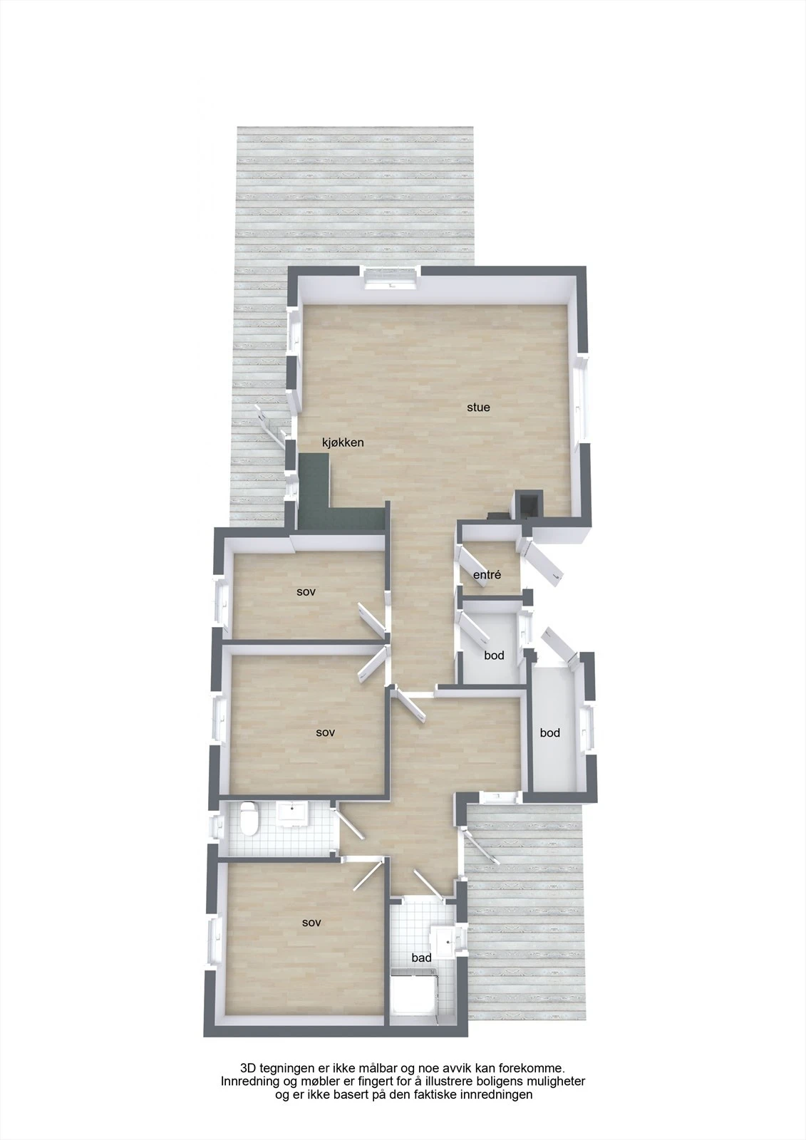 Plantegning Galleribilde