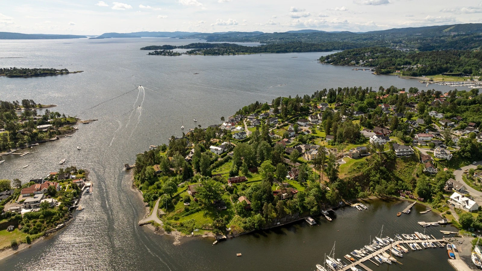 Landøya er en idyllisk halvøy Galleribilde