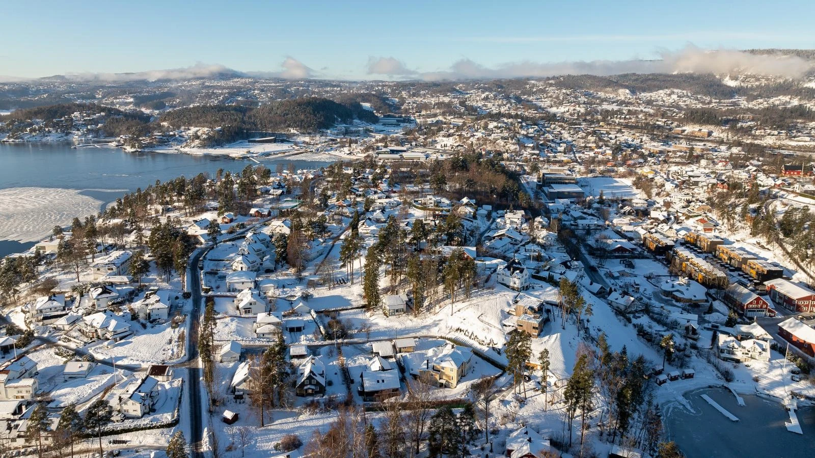 Høyt beliggende med gode solforhold på Landøya Galleribilde