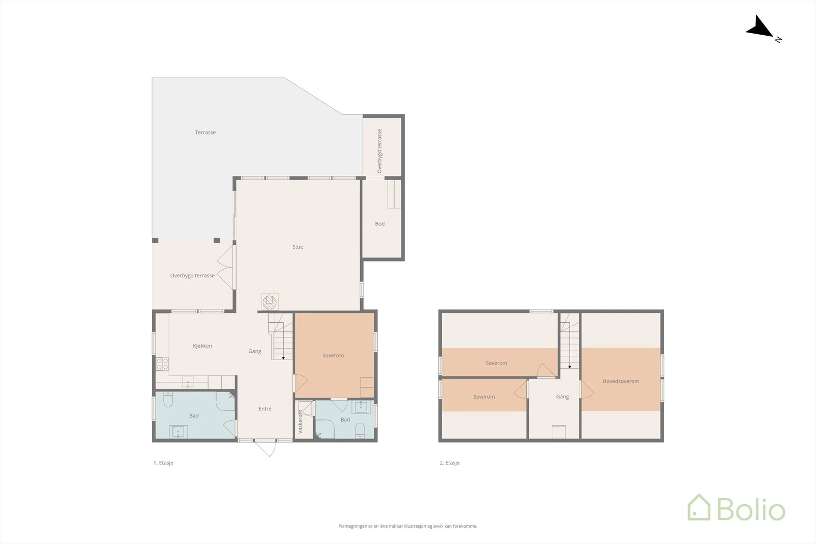 Plantegning Galleribilde