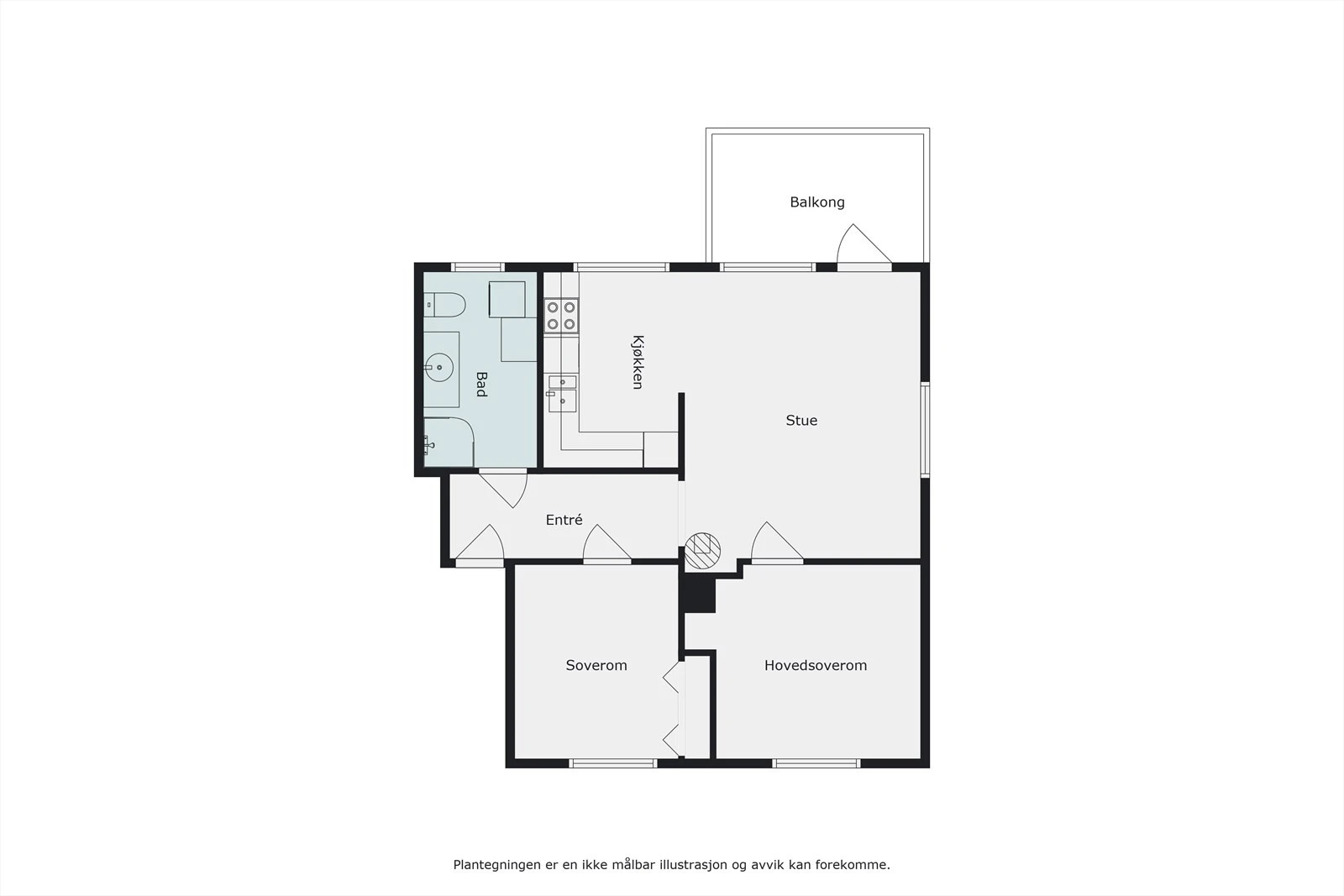 Plantegning Galleribilde