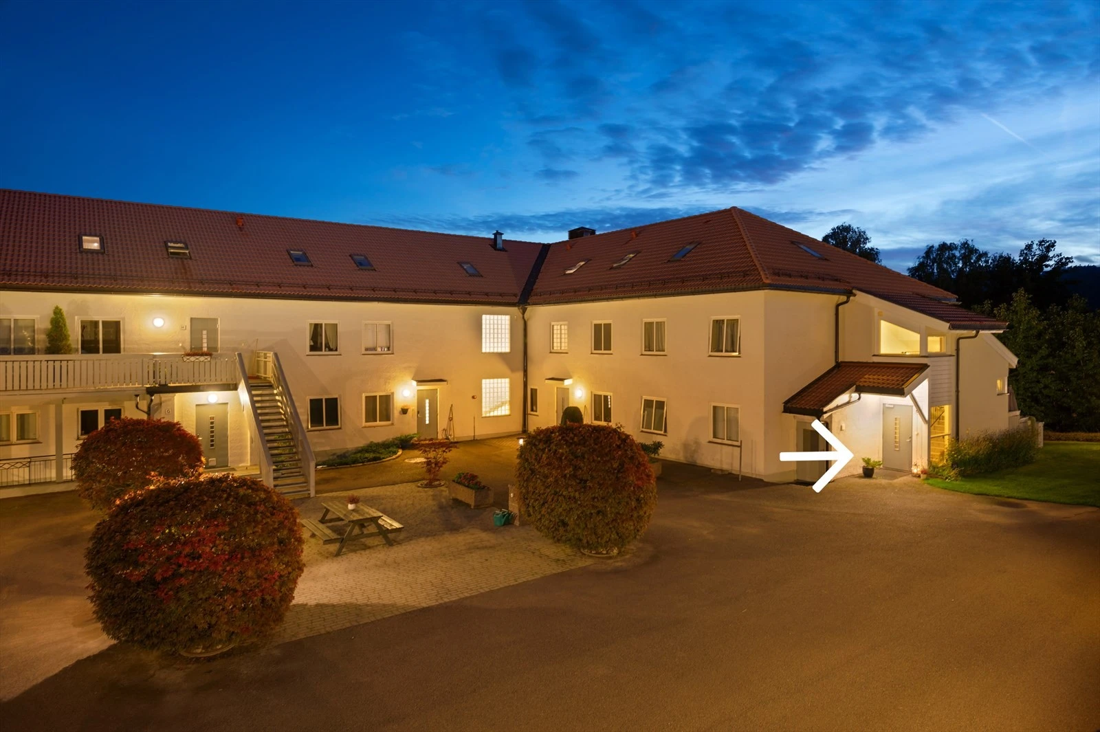 Overbyggget inngangsparti