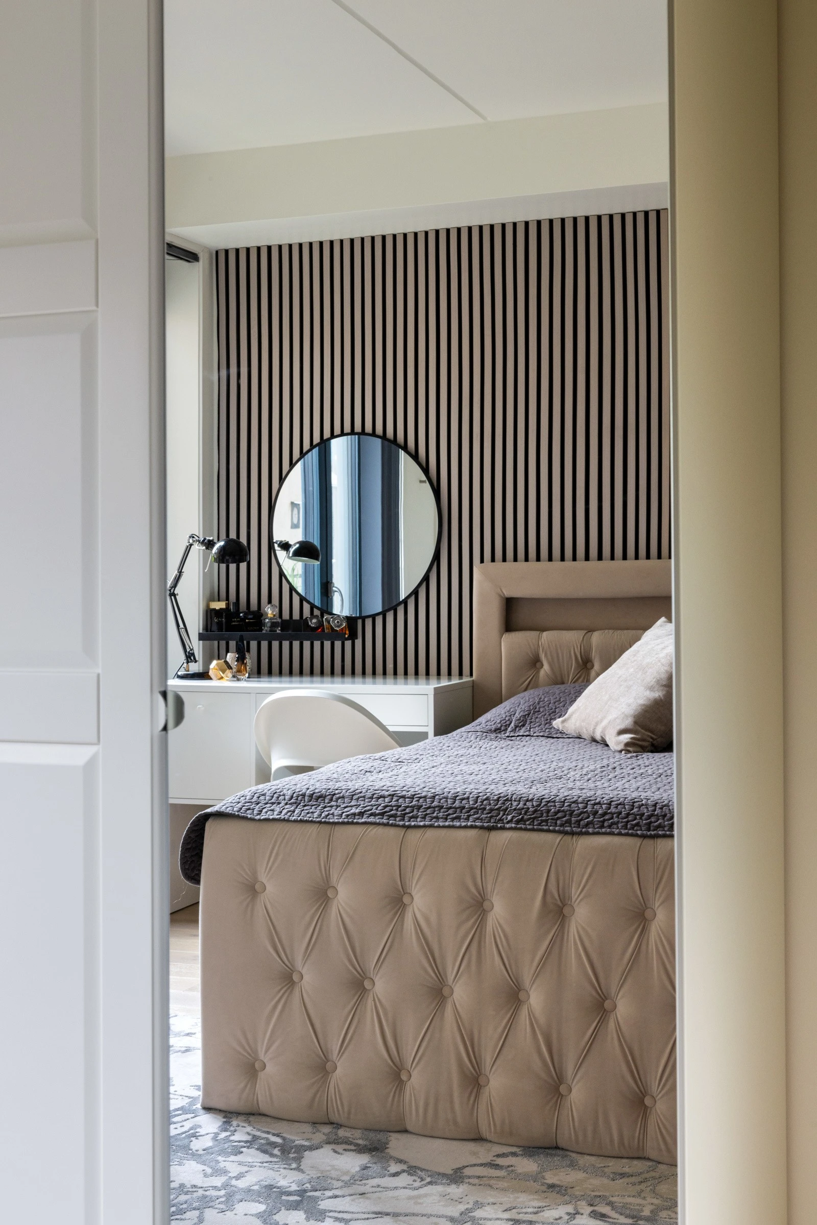 Detaljbilde soverom. Galleribilde