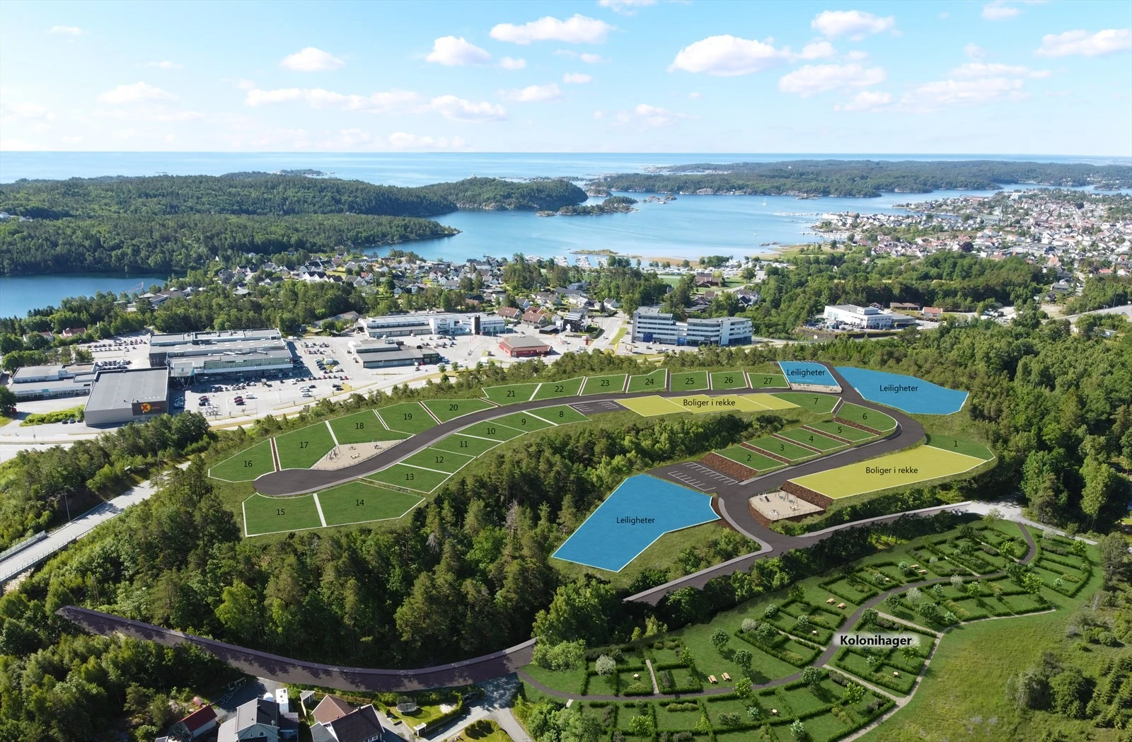 Tingsakeråsen - Tomtekart Galleribilde