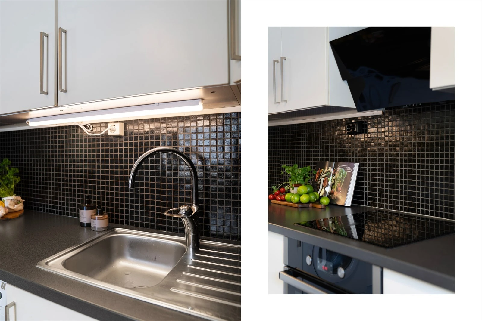 - Ny eier får gleden av integrert induksjonsplatetopp, stekeovn og opplegg for oppvaskmaskin - Galleribilde