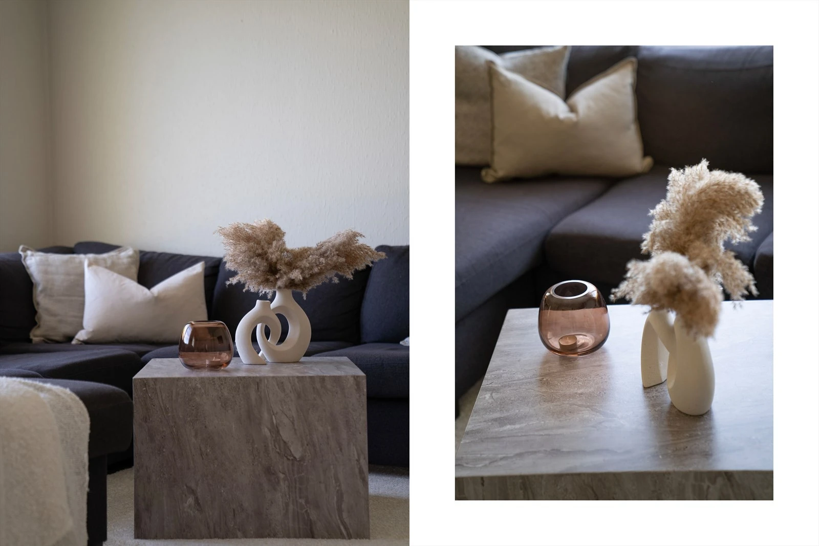 - Stuen måler 23,3m² med god plass til sofa i ønsket størrelse og øvrig møblement - Galleribilde