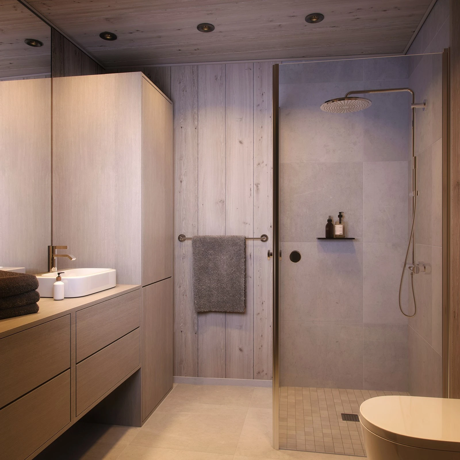 Leverasnen holder høy kvalitet, med bl.a. snekkerbygd baderomsinnredning. Galleribilde