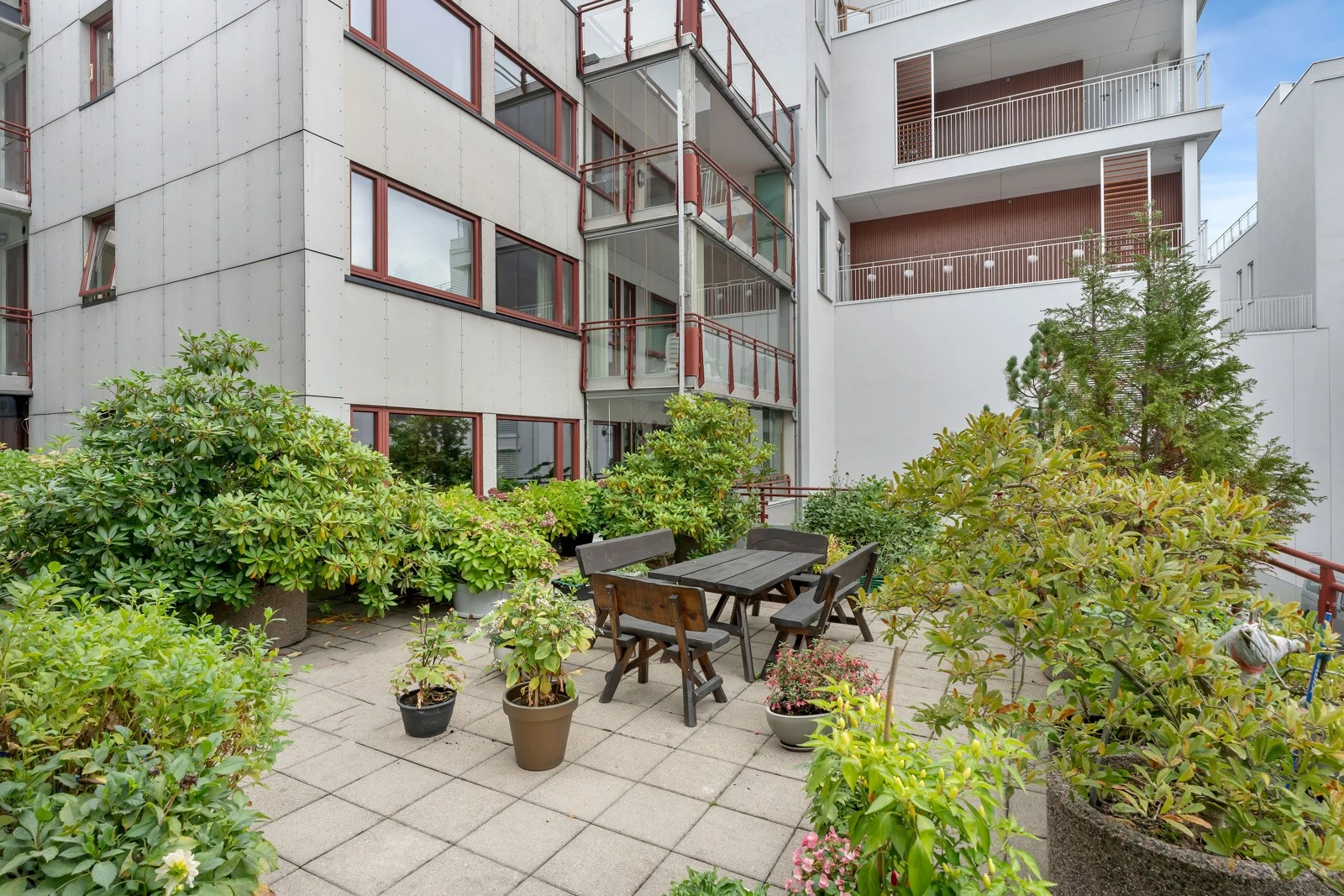 Flotte, frodige fellesareal. Galleribilde