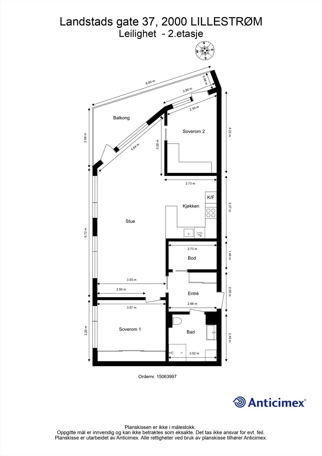 Plantegning Galleribilde