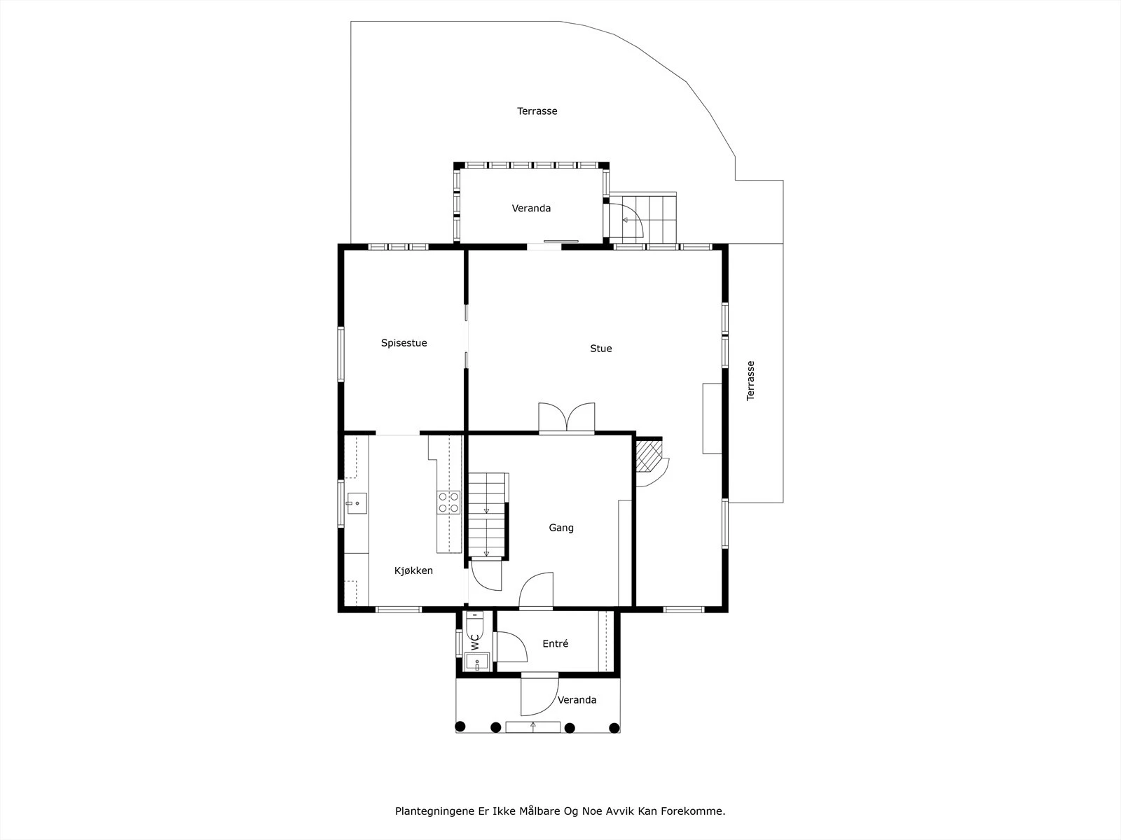 Plantegning 1. etasje. Galleribilde