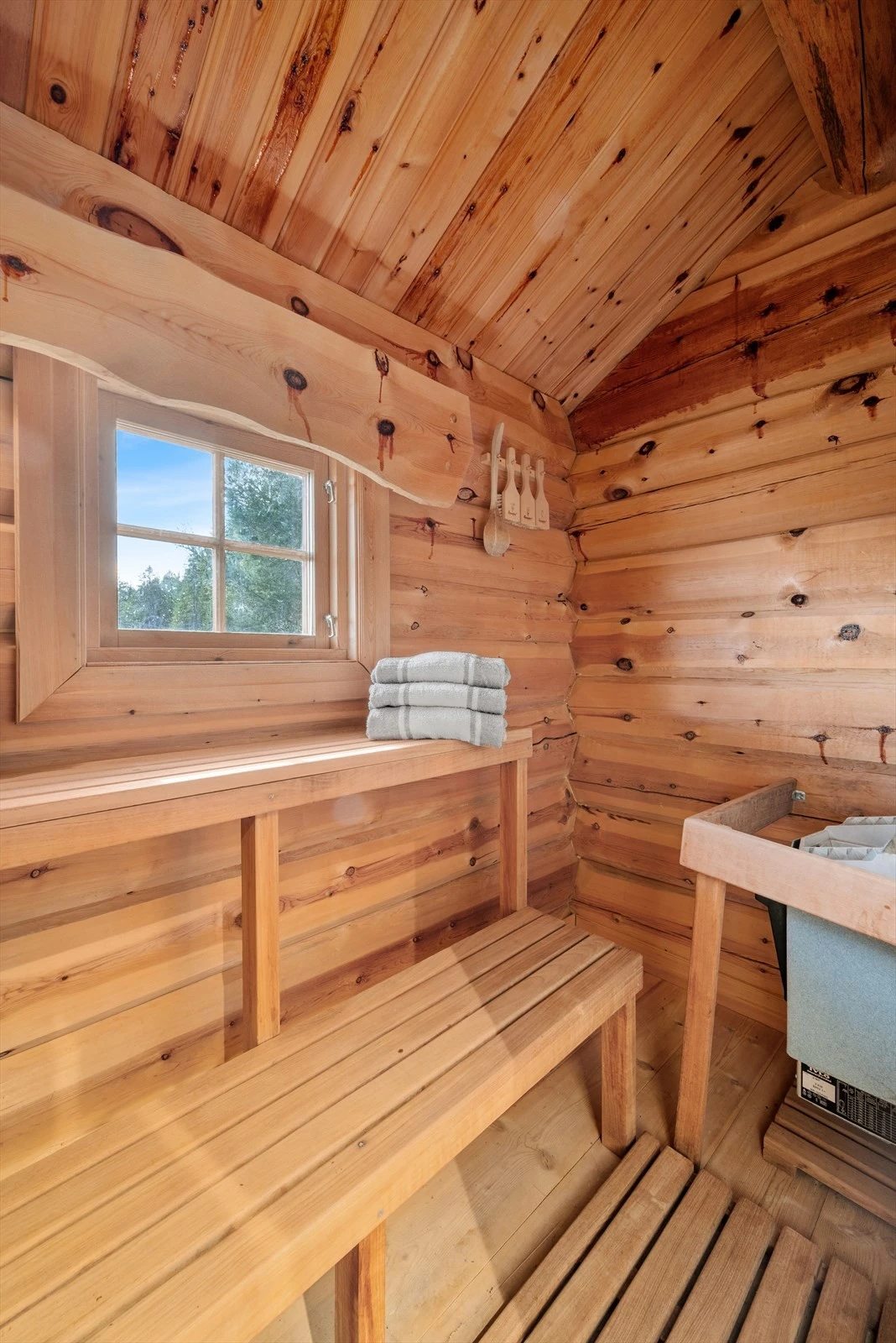 Badstuen byr på ekte hyttekos med deilig avkobling. Galleribilde