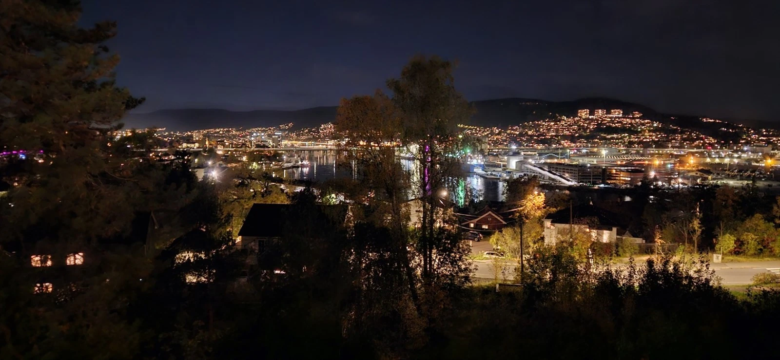 Nattbilde fra balkongen
