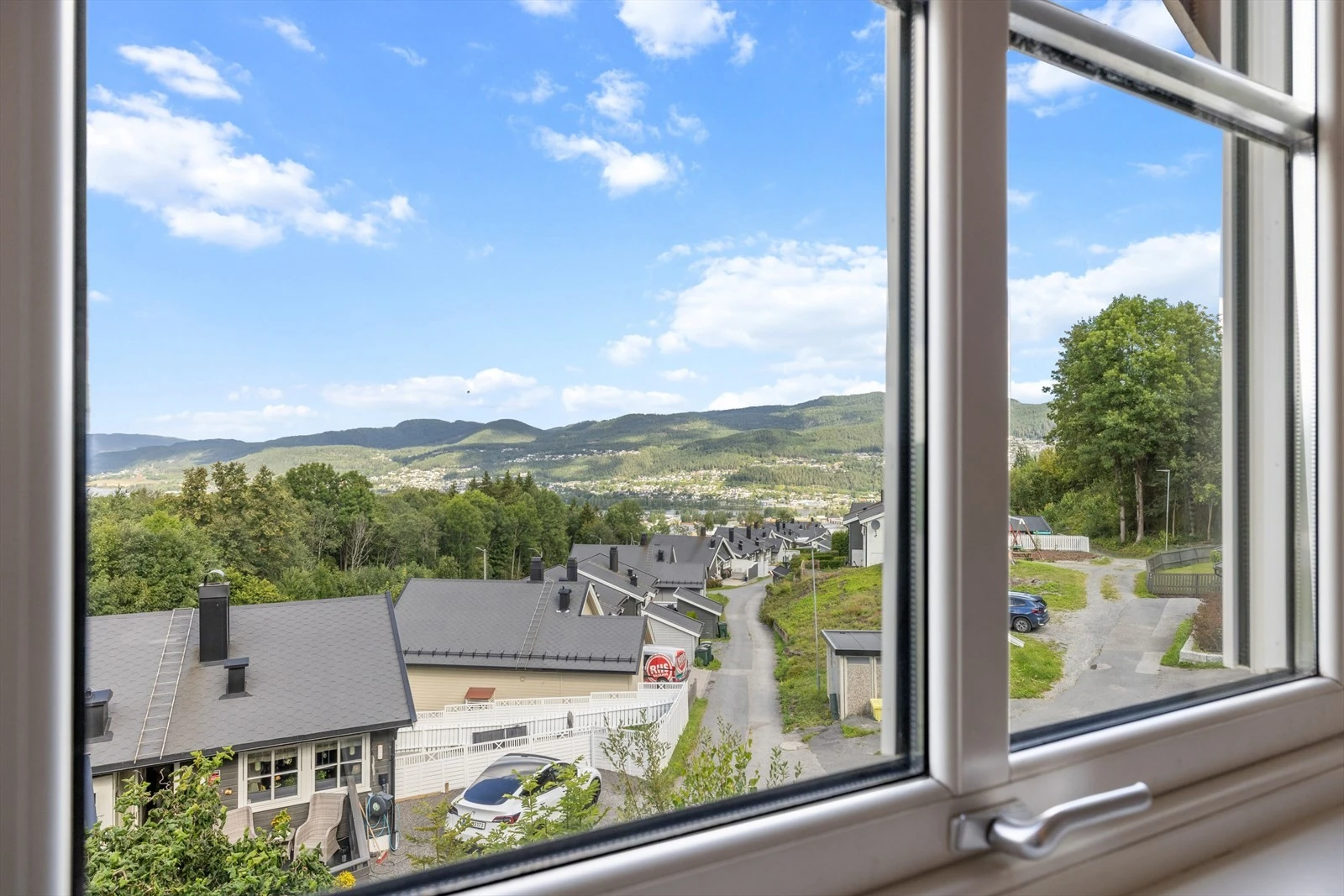 Fantastisk utsikt fra soverommet!