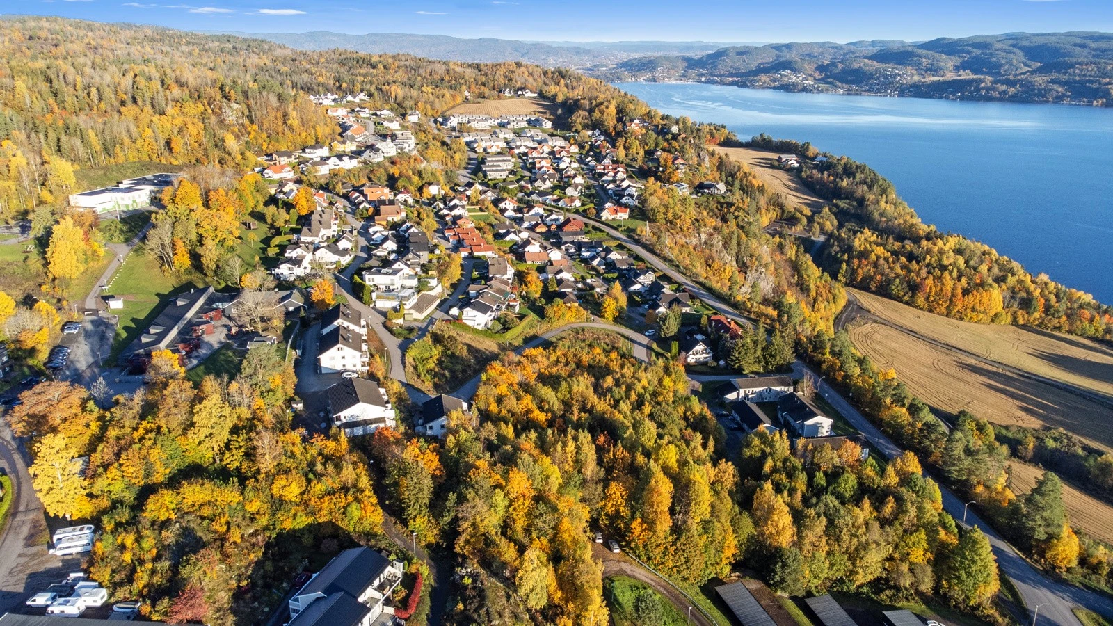 Etablert rolig boligstrøk Galleribilde