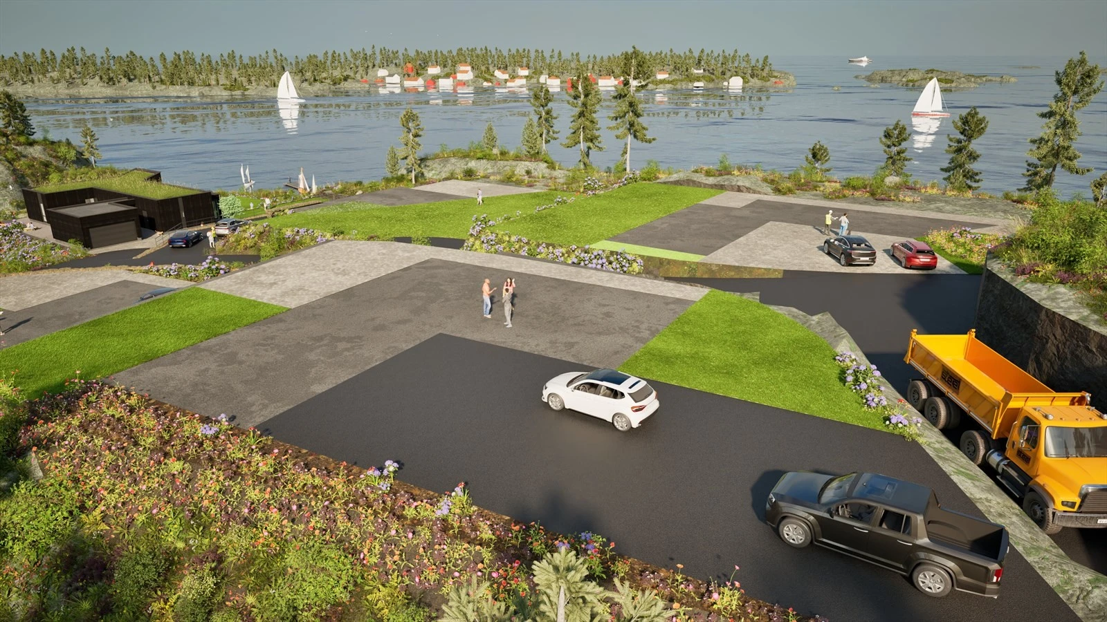 Tomt 10 - Grønt Mulig uteareal Mørkegrått Mulig bygningsareal Galleribilde