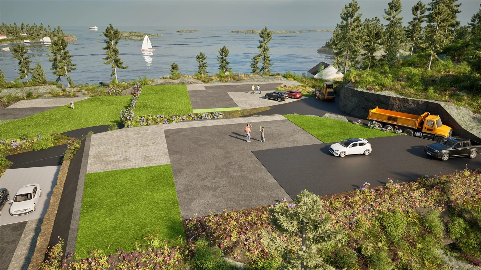 Tomt 10 - Grønt Mulig uteareal Mørkegrått Mulig bygningsareal Galleribilde